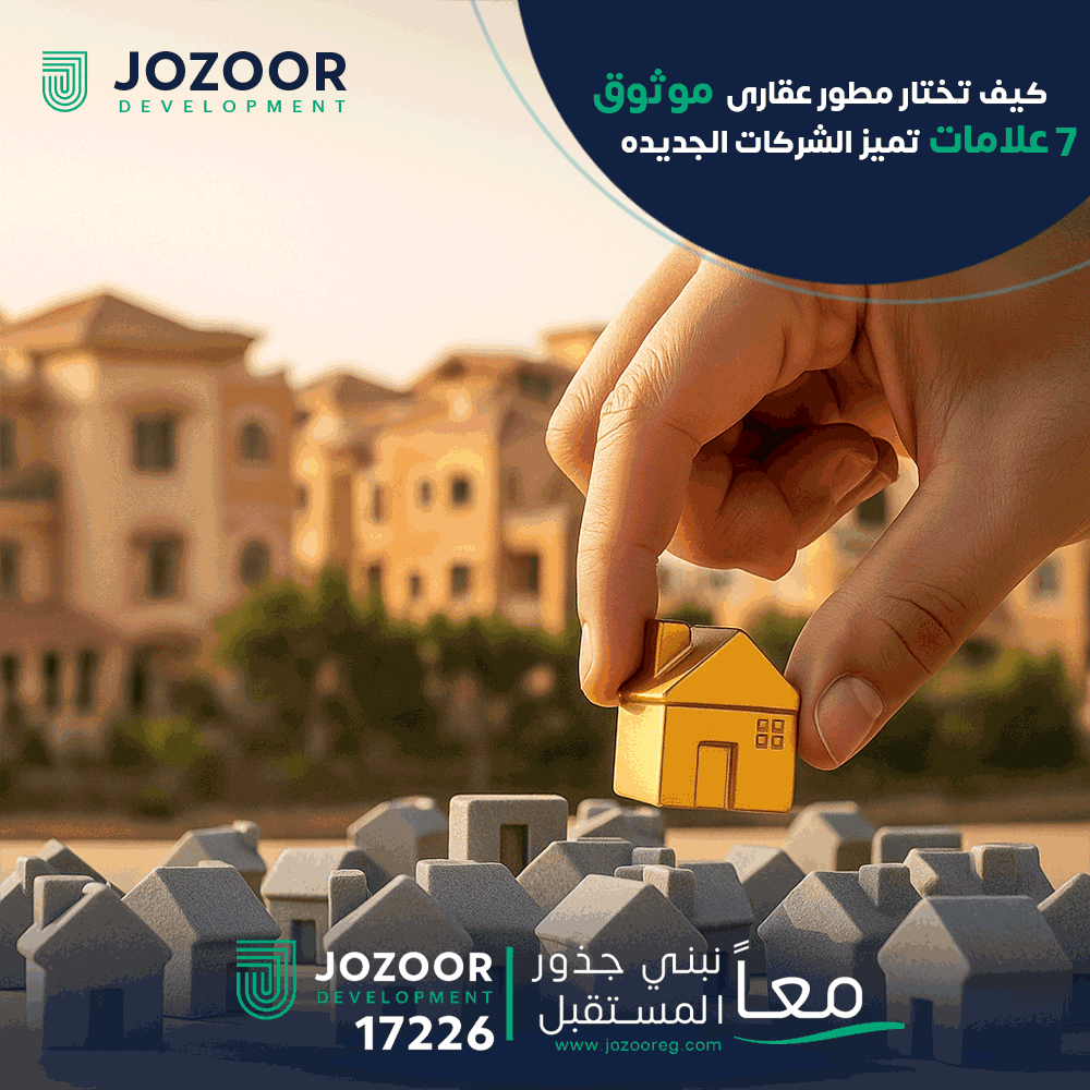 كيف تختار مطور عقارى موثوق ؟7 علامات تمير الشركات الجاده